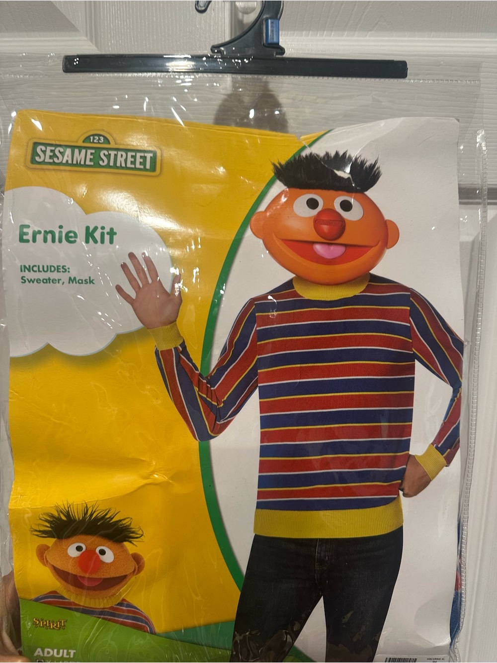 Ernie Halloween Costume xl